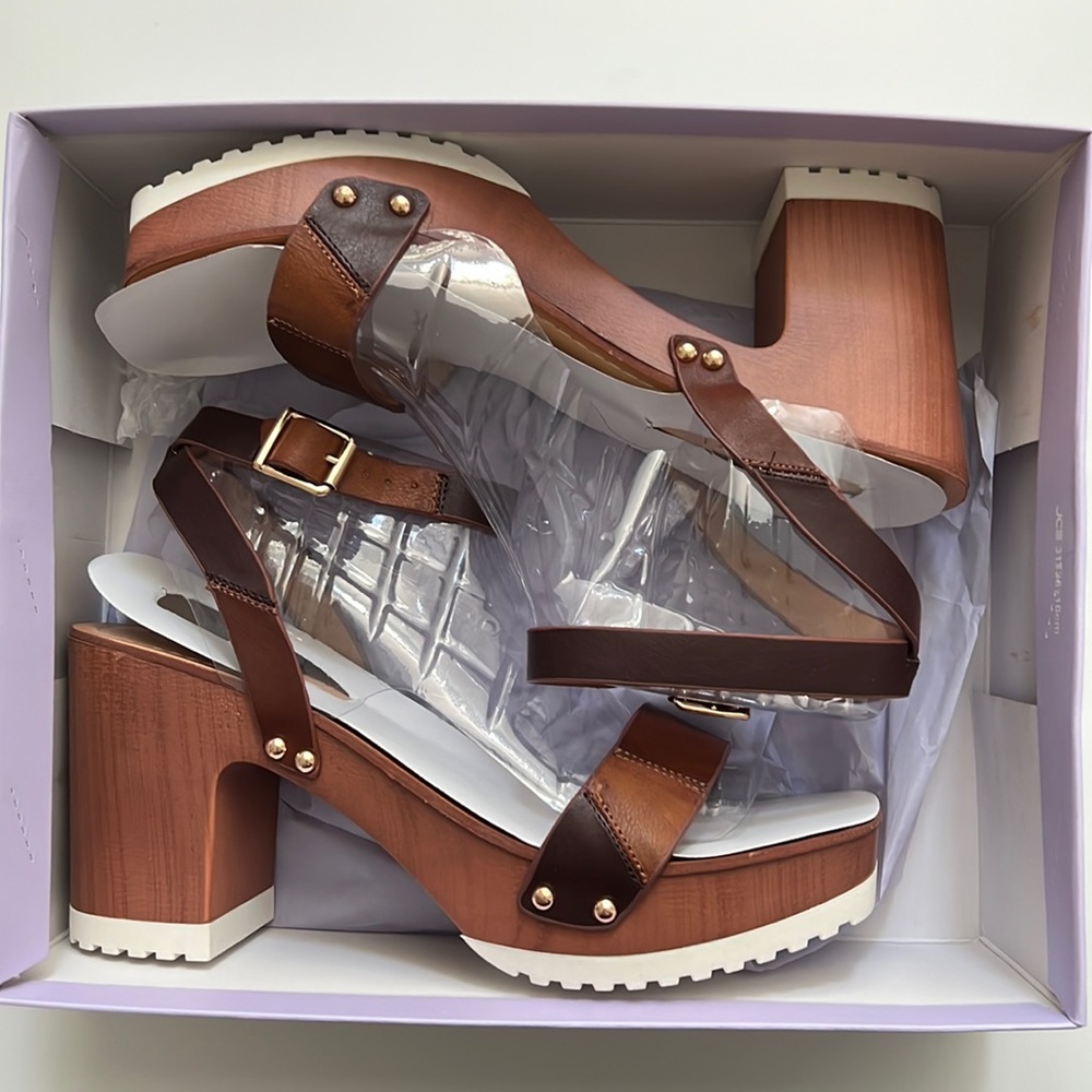 Madden Girl brown mules women size 9 1/2
